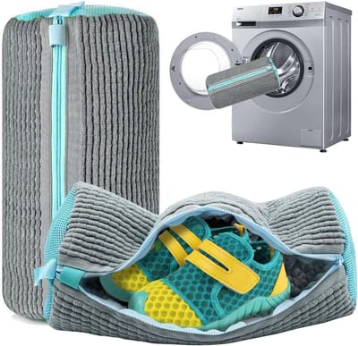 2x Set Wasmachine Tassen voor Schoenen - Sneakers & Delicaat Wassen - Herbruikbaar