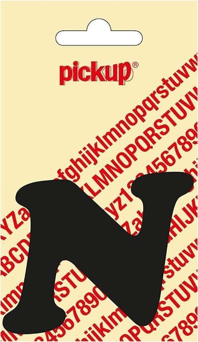 Pickup plakletter CooperBlack 60 mm - zwart N