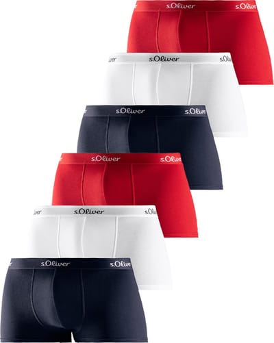 s.Oliver Heren retro short / pant 6 pack Basic