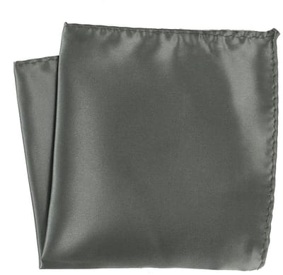 Vierkant zakdoekje voor heren - Satijnen zakdoekje voor heren - Effen zakdoekje - Geschikt voor kerstfeesten, bruiloften en formele gelegenheden - 30 cm x 30 cm