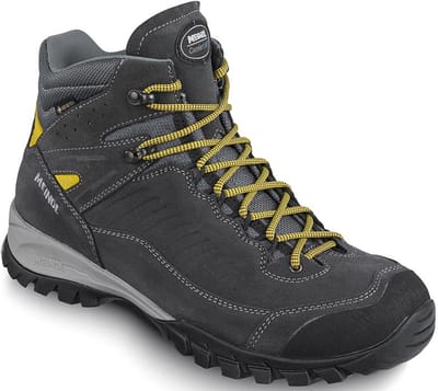 Salo GTX heren wandelschoenen antraciet geel