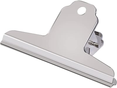 Grote Binder Clips Set van 12 Stuks, 160mm Metalen Klemmen voor Documenten, Sterke Bulldog Clips en RVS Papierclips voor Organisatie en Archivering