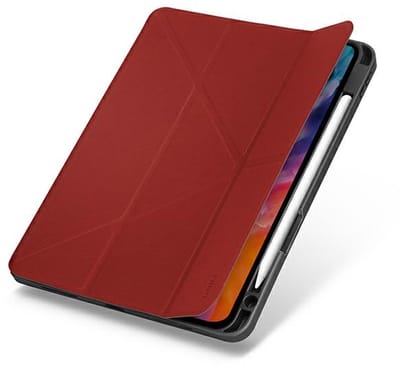 UNIQ Transforma Rigor - iPad Air 10,9 Hoes - Antimicrobieel - Rood