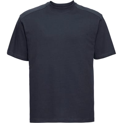 Russell Heren Zwaargewicht T-Shirt (Franse marine)