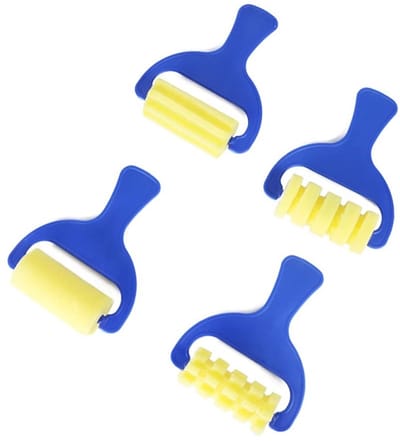 Dailygoods- Sponsroller Set van 4 - Hoogwaardig EVA-materiaal