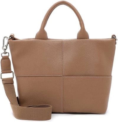 SURI FREY Shopper Schoudertas Tilly Cityshopper Darktaupe Lichtbruin