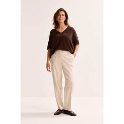 Geklede Broek Met Krijtstreep