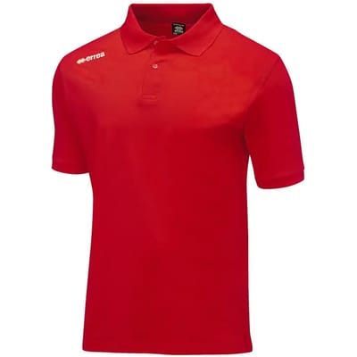 Polo Errea Team Colour 2012 Jr K M Rood - Sportswear - Kinderen