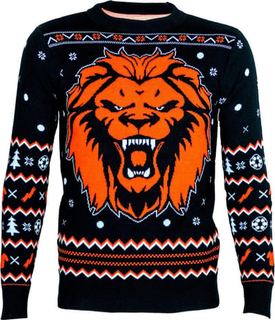 Leeuwlijke kersttrui - Nederlands elftal Foute kersttrui - Maat: S - Gebreide kersttrui - Heren kersttrui - Dames kersttrui - Foute kersttruien - Kerst outfit - Kerstkleding - Lelijke kersttrui - Gekke kersttrui -