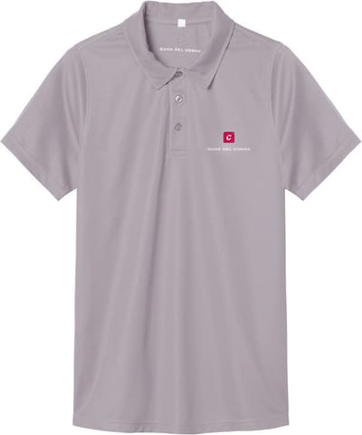 DucaDelCosma - Heren Golfpolo - Grijs - Maat S