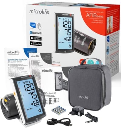 Microlife BP A7 Touch BT – Bovenarm bloeddrukmeter – AFIB – Touchscreen