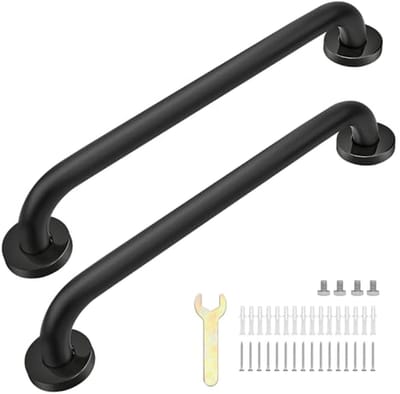 Set van 2 douchegrepen - 40 cm grijpstangen voor veilige badkamerhulp