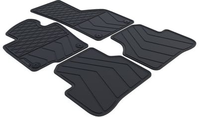 Rubber Automatten geschikt voor Volkswagen Passat B7 - 2010-2014 - 4-delig - Uitvoering: Coupé / Sedan / Variant