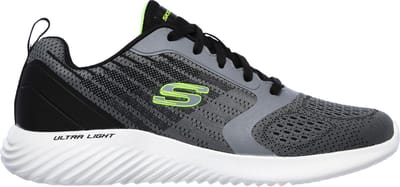 Skechers Bounder-Verkona Heren Sneakers - Charcoal/Grey