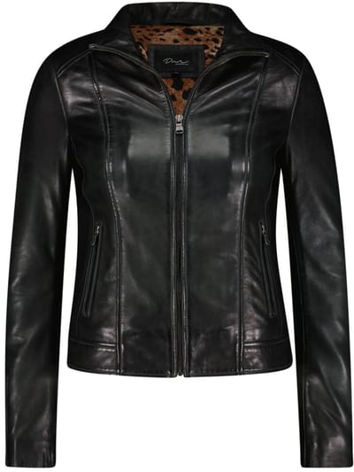 Donders Jas Leather Jacket 57497 4 Anthacite Dames Maat - 38