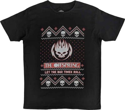 The Offspring - Christmas Bad Times Heren T-shirt - S - Zwart