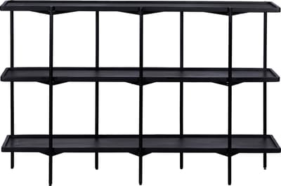 QUVIO Dressoir Luce - FSC® mangohout - 150 cm - Zwart
