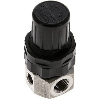 Drukregelaar G1/4'' 320l/min 0.5-3.0bar/7-44psi Roestvrij staal Gassen Vloeistoffen