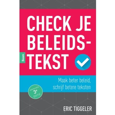 Check Je Beleidstekst - Eric Tiggeler