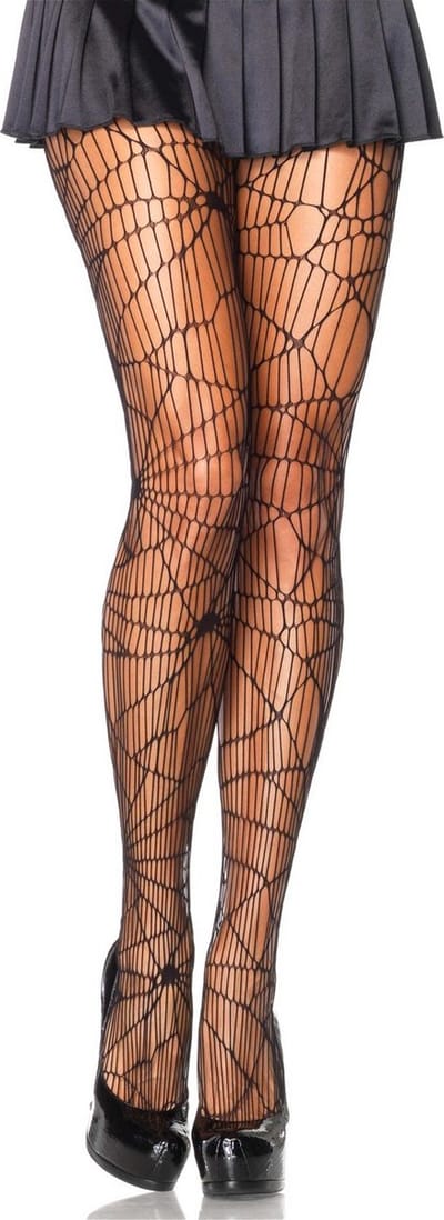 Distressed Net Pantyhose
