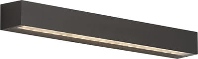 QAZQA hannah - Industriele LED Wandlamp voor buiten - 2 lichts - L 55.4 cm - Zwart - Industrieel - Buitenverlichting