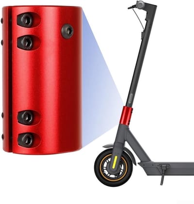 Dailygoody - Opgewaardeerde vouwklem - Robuust slot - Rood - Elektrische scooter onderdelen - Duurzaam en praktisch - Geschikt voor Ninebot Max G30 -