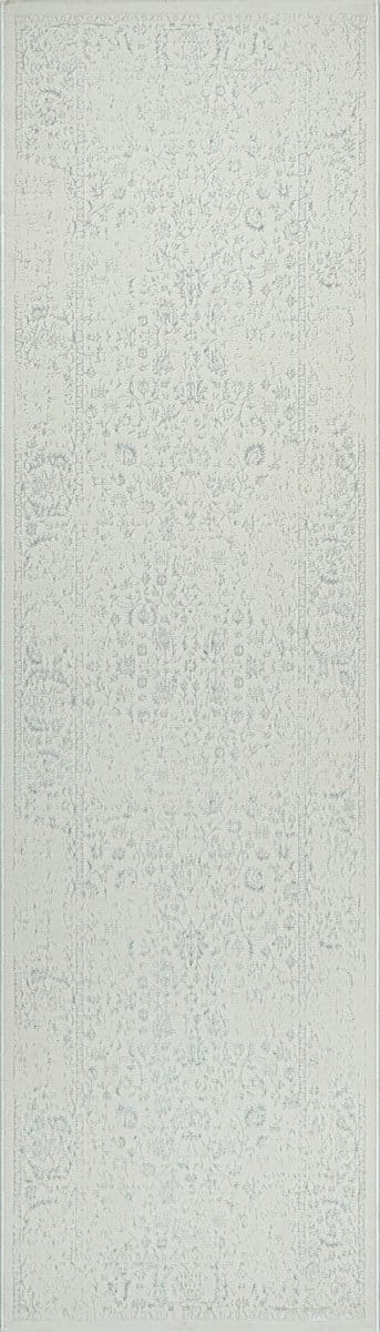 the carpet Mila Modern woonkamerkleed met 3D hoog-laag effect, zachte pool, glanseffect, kortpolig, met rand, geschikt voor vloerverwarming, Crème, 80 x 300 cm