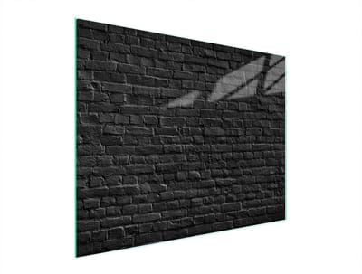 TMK ArtDeko - Snijplank Glas - 52x40 cm - Cegła Print - Hittebestendig
