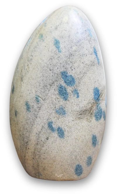 Lazuliet in kwarts sculptuur nr.08
