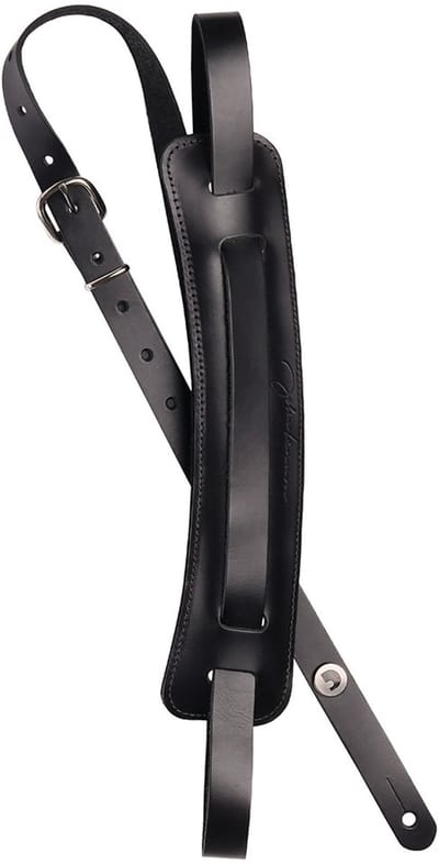 D'Addario 19JL00 John Lennon Selmer Strap Signature Gitaarband Zwart