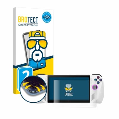 BROTECT - Screenprotector voor ASUS ROG Ally (2023) / Ally X (2024) - Folie Beschermfolie transparant volledig dekking - 2 Stuks