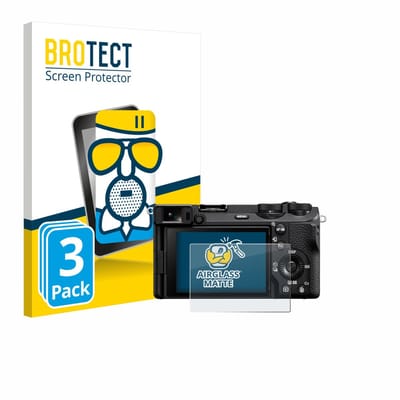 BROTECT - Screenprotector voor Sony Alpha 6700 - Folie Beschermfolie Beschermglas matte 3 Stuks