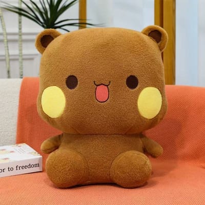 Mignons Peluches Bubu Dudu Ours Panda Yier Poupées en Peluche Kawaii Animaux Peluches Jouet Doux Poupées Endormies Décorations Maison Lit Voiture