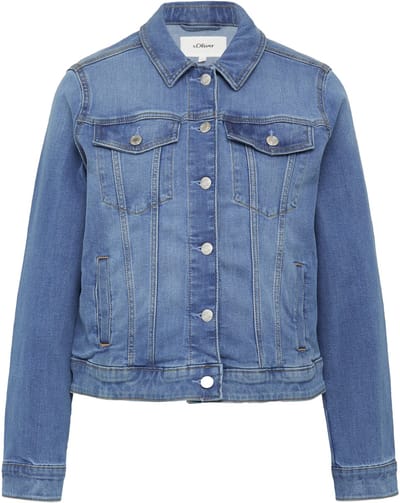 s.Oliver  Jackets Indoor Blue Denim Maat: 36 | Spijkerjassen Outlet | Dames | Blauw