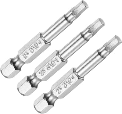 Hexagonale Kop Sleutel Bit 9/64" - 1/4" Hex Shank 2" Lang S2 Legering Schroevendraaier Bit - Geschikt voor Elektrische Boor - 3 Stuks, Precisie, Duurzaamheid, Gereedschap