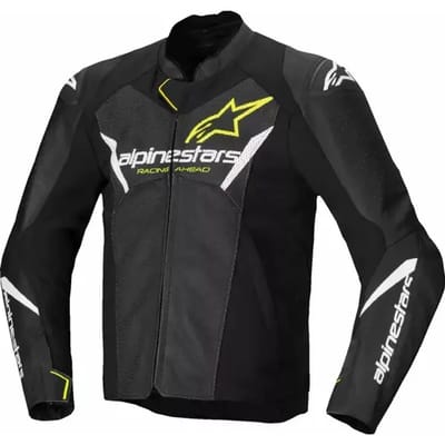 Motor leren jas Alpinestars Fstr V3 Airflw