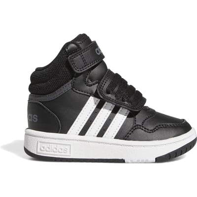 adidas Performance Hoops Mid Schoenen - Kinderen - Zwart- 22