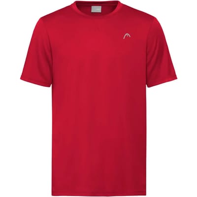 Head Racket Easy Court T-shirt Met Korte Mouwen Rood 176 cm Jongen