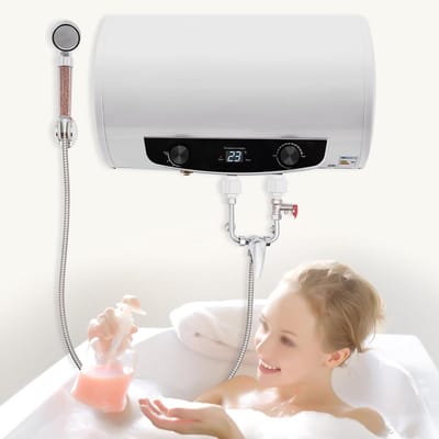 Horizontale Elektrische Boiler 50 Liter - Automatische Waterverwarmer met Douche
