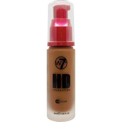 W7 HD Foundation Hazelnut 30 ml