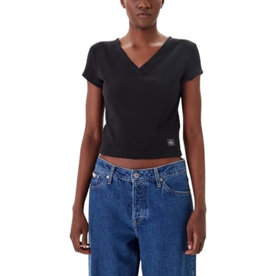 T-shirt Korte Mouw Calvin Klein Jeans Label Ri-cloud