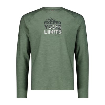 Cmp 33n2217 T-shirt Met Lange Mouwen Groen S Man