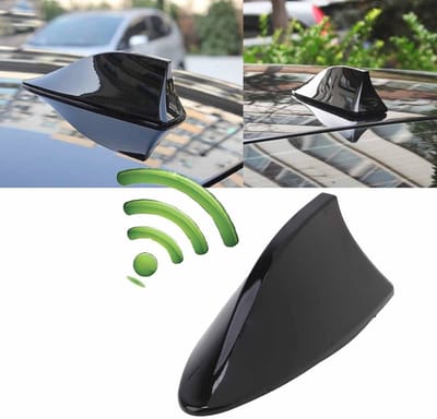 Universele Haaienvin Antenne voor Auto - AM FM Radiosignaal voor SUV, Vrachtwagen en Bestelwagen