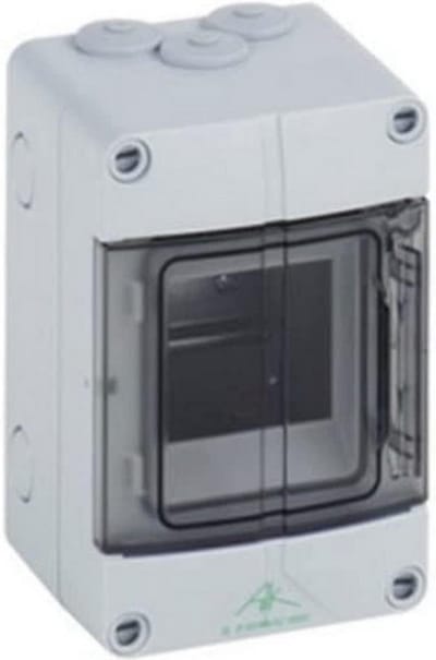 Opbouw Verdeelkast Grijs IP65 - 3 Rijen 1 Rij - 16 mm² Kabelinvoer