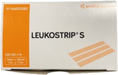 Smith & Nephew - Leukostrip 200 (50 x 4) - 4mm x 38mm - 66002882