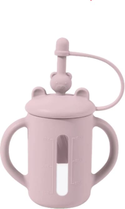 Rietjesbeker - Drinkerbeker - Antilek beker - Sippy cup - Baby - Peuter - 150ML - Rose