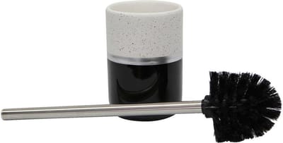 Toiletborstel met keramische houder, roze, 9,5 x 38 cm