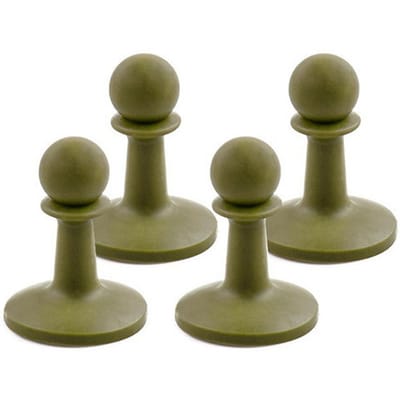 Capuchon multifonctionnel anti-foudre pour tente de camping, barre de support pour auvent, barre anti-tonnerre vert d’armée