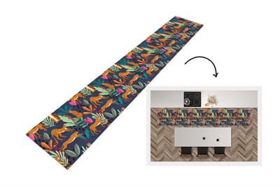 Keukenloper - Loper keuken - Patroon - Cheetah - Jungle - 300x50 cm - Keukenloper vinyl