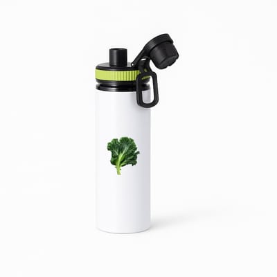 Hacebo® - Boerenkool waterfles met draaidop groen - Eten & drinken - junkfood - Liefhebbers van groente en fruit - Groente - gezond eten - eten - water fles - 850ML